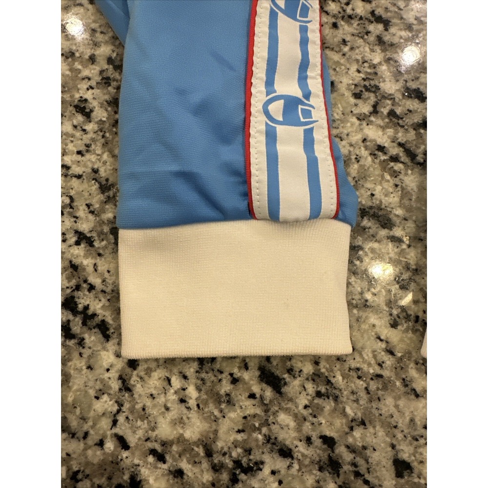 Champion Girl's Light Blue‎ Track Jacket Full Zip Size Extra Large #798 - Picture 3 of 10